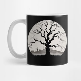 Spooky Dead Goth Tree Mug